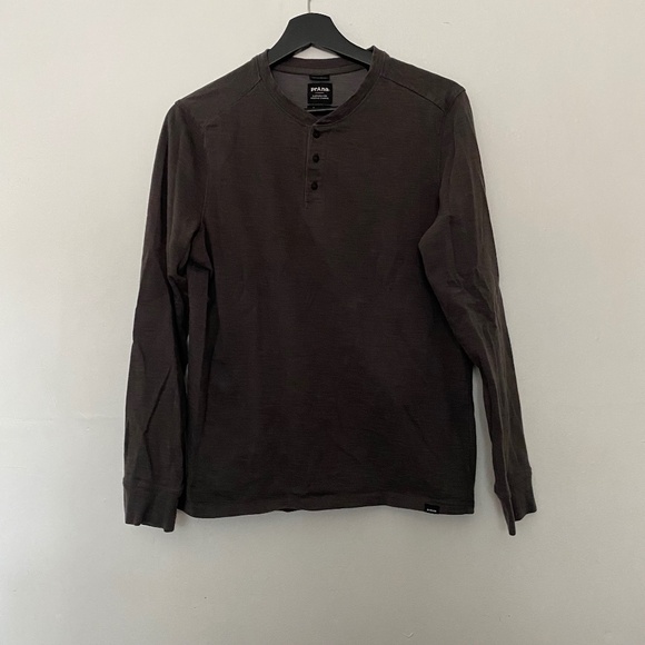Prana Men's Ronnie Long Sleeve Henley II - Picture 1 of 3